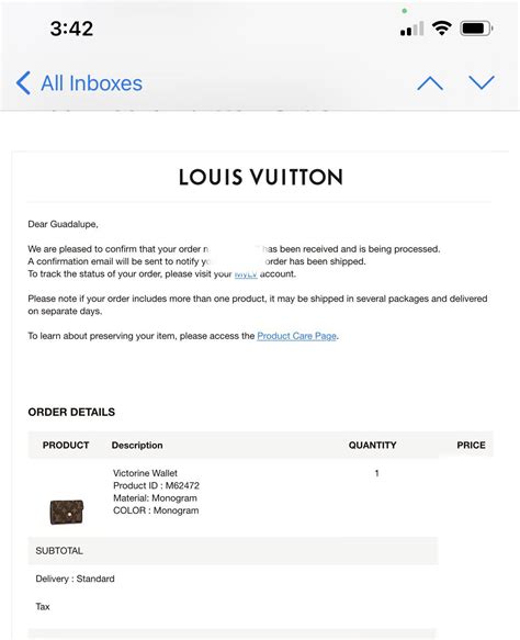 louis vuitton shipping time|Louis Vuitton tracking order.